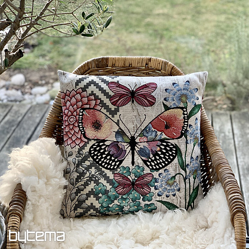 Tapestry cushion cover FEEL BUTTERFLY 1