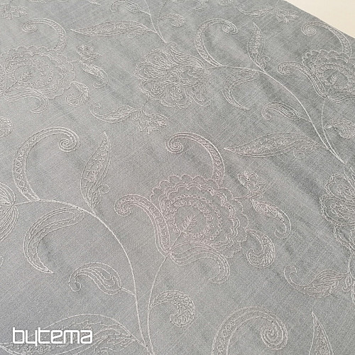 Embroidered decorative fabric AGENDA