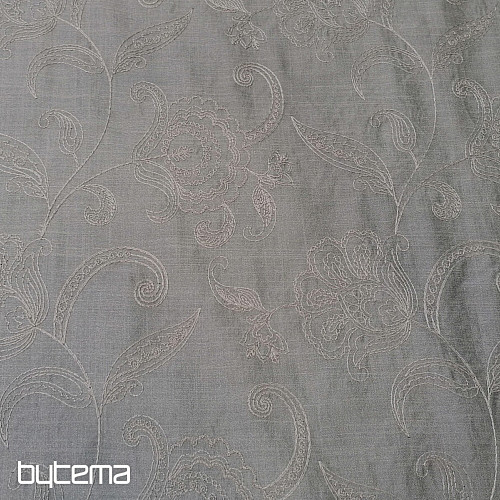 Embroidered decorative fabric AGENDA