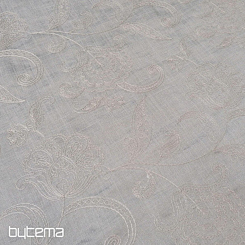 Embroidered decorative fabric AGENDA