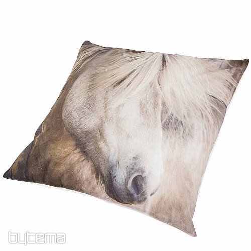 Decorative pillow VELVET horse