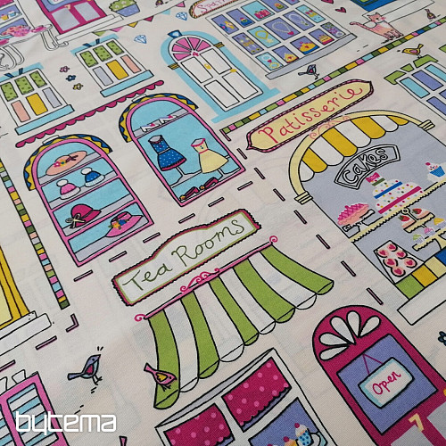 Decorative fabric LITTLE MARKET