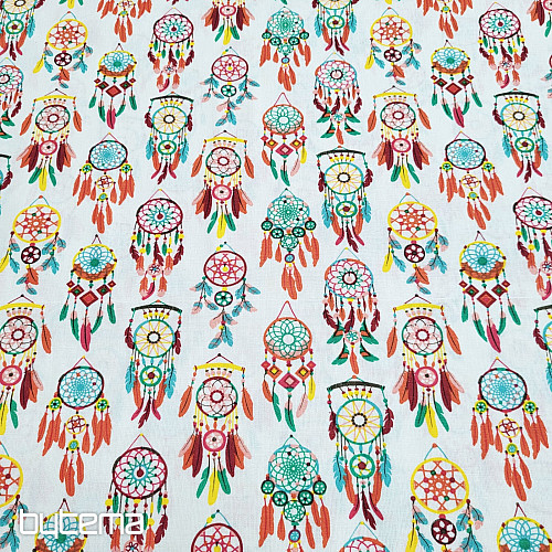 Cotton fabric DREAM CATCHER