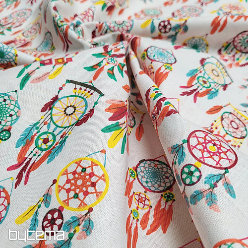 Cotton fabric DREAM CATCHER