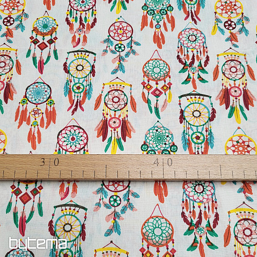 Cotton fabric DREAM CATCHER