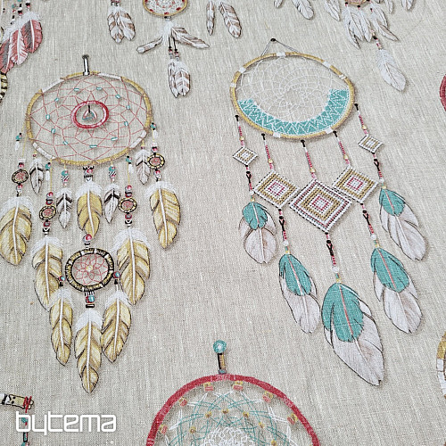 Decorative fabric DREAMCATCHER linen