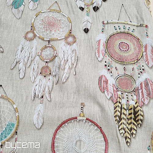 Decorative fabric DREAMCATCHER linen