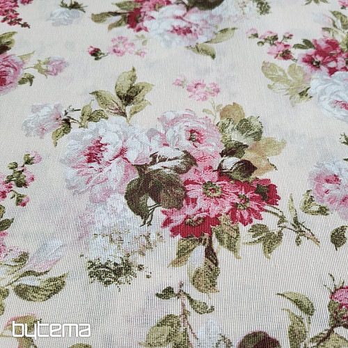 Decorative fabric ROSES ELIANA small