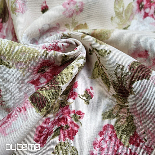 Decorative fabric ROSES ELIANA small