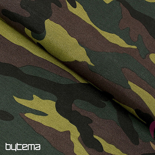 Decorative fabric CAMUFLAJE green