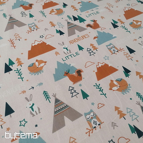 Cotton fabric LITTLE ADVENTURES