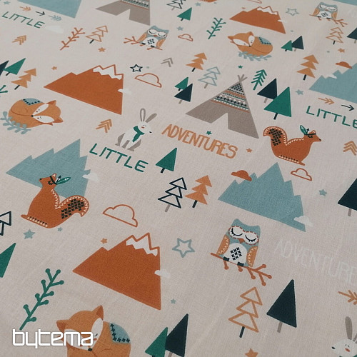 Cotton fabric LITTLE ADVENTURES
