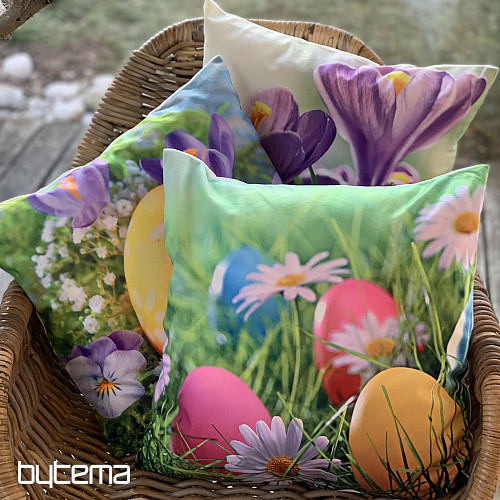 Decorative cushion cover CROCUSES