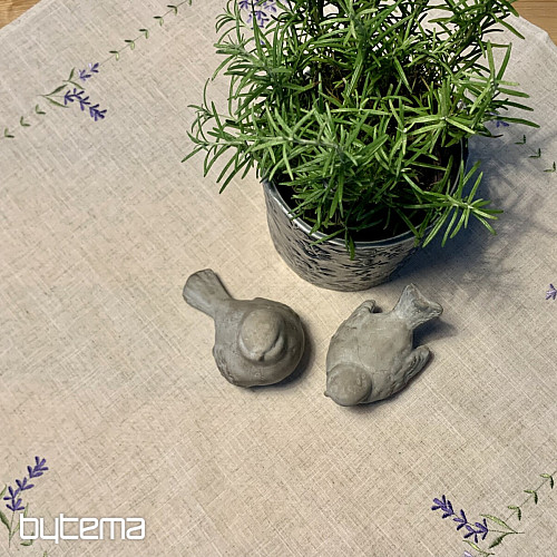 Embroidered tablecloths LAVENDER