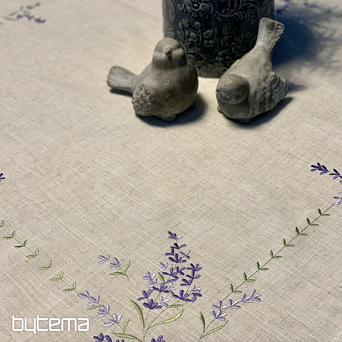 Embroidered tablecloths LAVENDER