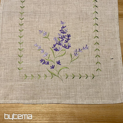 Embroidered tablecloths LAVENDER