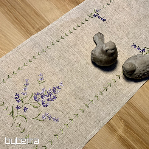 Embroidered tablecloths LAVENDER