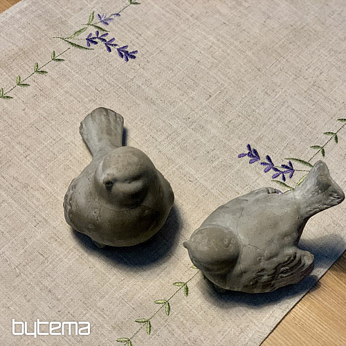 Embroidered tablecloths LAVENDER