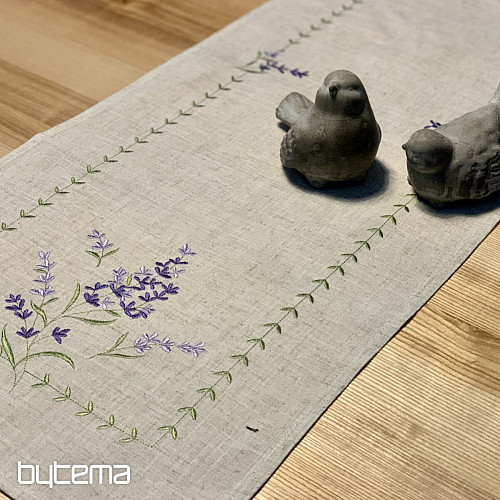 Embroidered tablecloths LAVENDER