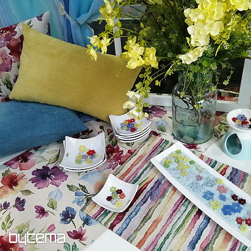 Tapestry fabric PASTEL STRIPE