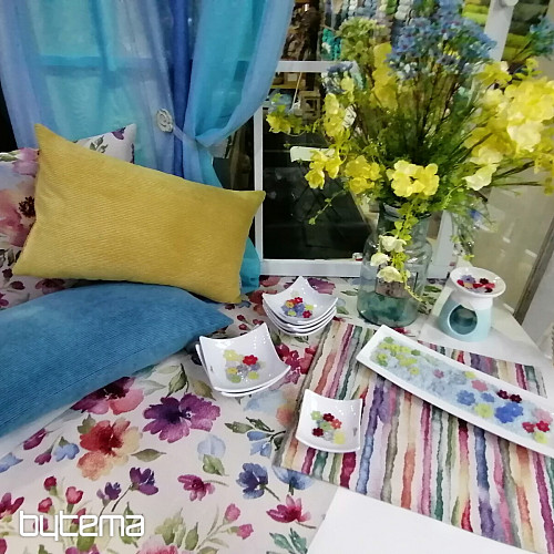 Tapestry fabric PASTEL FLOWERS