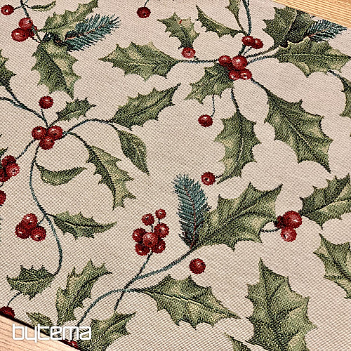 Christmas table setting HOLLY