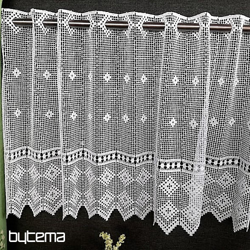 Crocheted stained glass curtain GERSTER 11428