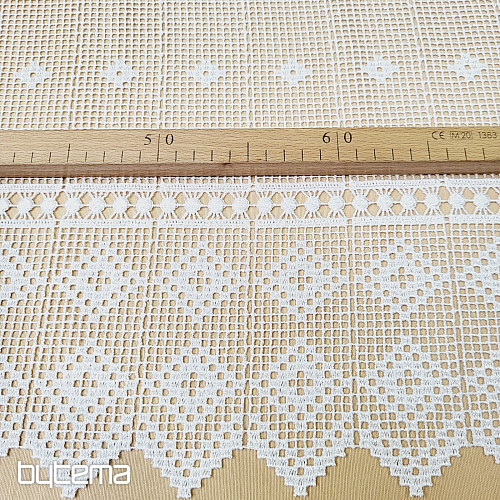 Crocheted stained glass curtain GERSTER 11428