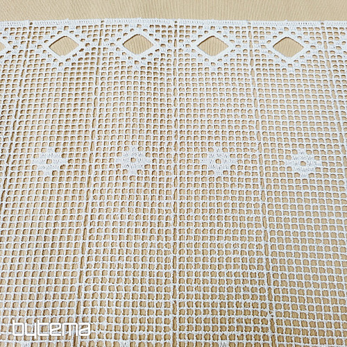 Crocheted stained glass curtain GERSTER 11428