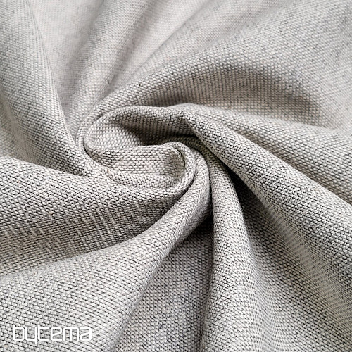 Decorative fabric LINEN PASTEL gray light 71