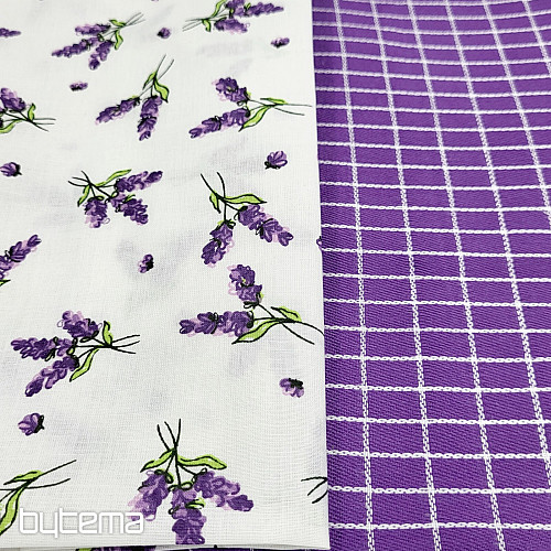 Cotton towels LAVENDER DICE