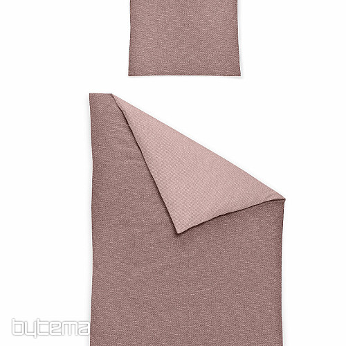 Luxury flannel bedding IRISETTE Koala 60 old pink