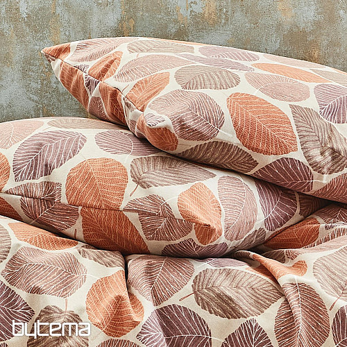 Luxury flannel bedding IRISETTE Frank orange