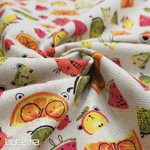 Decorative fabric FRUITS digital print