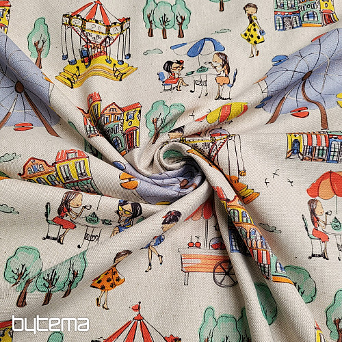 Decorative fabric SUMMER digital print