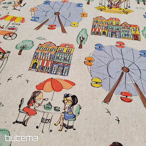 Decorative fabric SUMMER digital print