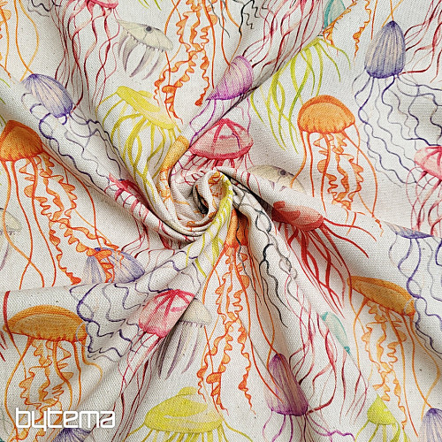 Decorative fabric MEDUSA digital print