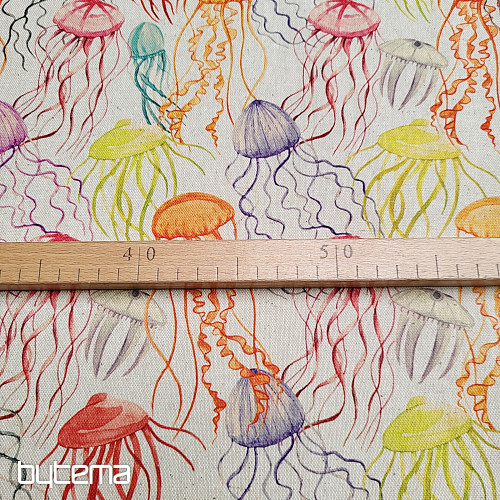 Decorative fabric MEDUSA digital print
