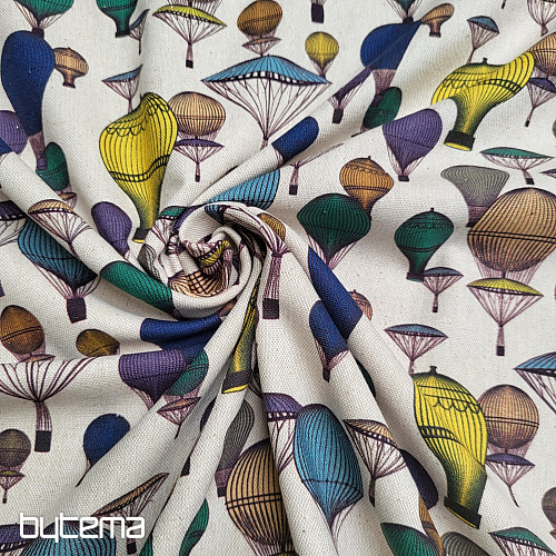 Decorative fabric BALLOON GLOBE 601 digital print