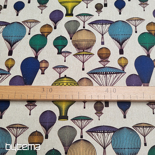 Decorative fabric BALLOON GLOBE 601 digital print