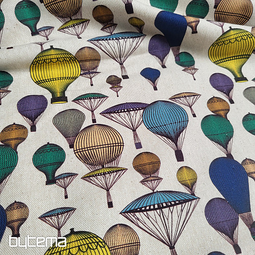 Decorative fabric BALLOON GLOBE 601 digital print