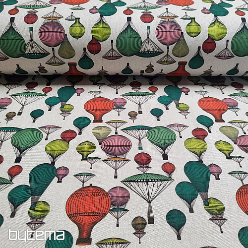 Decorative fabric BALLOON GLOBE 701 digital print