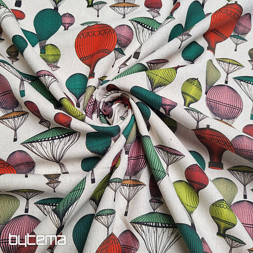 Decorative fabric BALLOON GLOBE 701 digital print