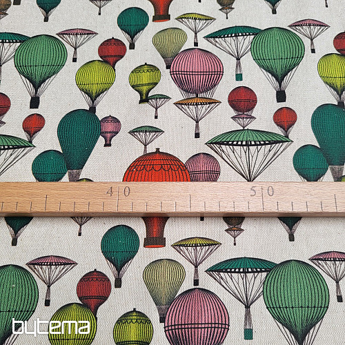 Decorative fabric BALLOON GLOBE 701 digital print