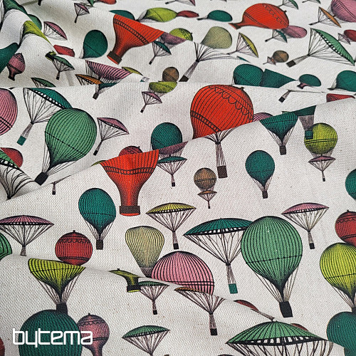 Decorative fabric BALLOON GLOBE 701 digital print