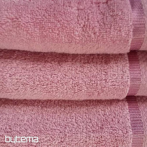Towel and bath towel MICRO pink