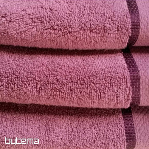 Towel and bath towel MIKRO purple