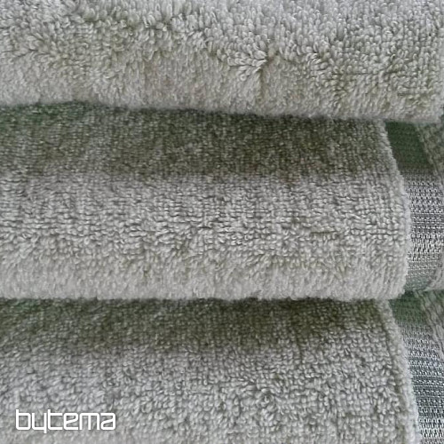 Towel and bath towel MIKRO dark green