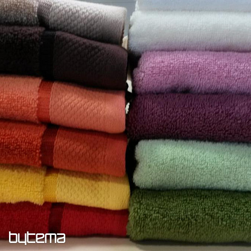 Towel and bath towel MIKRO dark brown