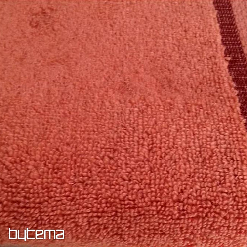 Towel and bath towel MIKRO terracotta